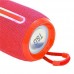 Bluetooth-колонка TG653 з RGB ПІДСВІЧУВАННЯМ,  speakerphone, радіо, red