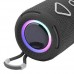 Bluetooth-колонка TG656 з RGB ПІДСВІЧУВАННЯМ,  speakerphone, радіо, black