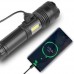 Ліхтар PLD-P815  WHITE LASER LED PM10-TG+COB(white+red),1х18650, power bank, індикація заряду, ЗУ Type-C, zoom, Box