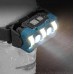 Ліхтар налобний W-6112A-2XPE+12SMD+6SMD(white+red), Motion Sensor, Li-Ion акумулятор, індикація заряду, ЗУ Type-C, Box