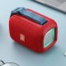 Bluetooth-колонка TG339 з RGB ПІДСВІЧУВАННЯМ,  speakerphone, радіо, red