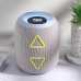 Bluetooth-колонка TG655 з RGB ПІДСВІЧУВАННЯМ,  speakerphone, радіо, grey