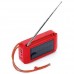 Bluetooth-колонка TG368, speakerphone, радіо, сонячна батарея, red Bluetooth-колонка TG368, speakerphone, радіо, сонячна батарея, red