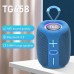 Bluetooth-колонка TG658 з RGB ПІДСВІЧУВАННЯМ,  speakerphone, радіо, blue
