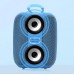 Bluetooth-колонка TG658 з RGB ПІДСВІЧУВАННЯМ,  speakerphone, радіо, blue