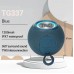 Bluetooth-колонка TG337 з RGB ПІДСВІЧУВАННЯМ,  speakerphone, радіо, blue