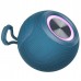 Bluetooth-колонка TG337 з RGB ПІДСВІЧУВАННЯМ,  speakerphone, радіо, blue