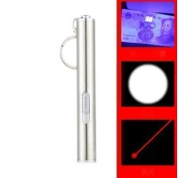 Ліхтар брелок ZK-9343-Ultra-glow, UV, лінза, лазер, 1хAAA Ліхтар брелок ZK-9343-Ultra-glow, UV, лінза, лазер, 1хAAA