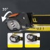 Ліхтар налобний 2303-XPE+4SMD(yellow+red), Motion Sensor, Li-Ion аккум., ЗУ Type-C, Box