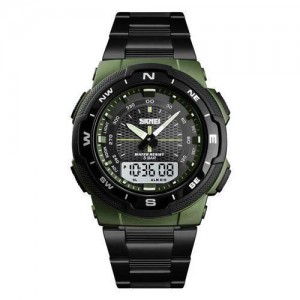 Годинники наручні 1370AG SKMEI, ARMY GREEN Годинники наручні 1370AG SKMEI, ARMY GREEN