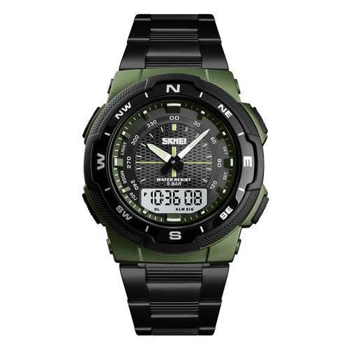 Годинники наручні 1370AG SKMEI, ARMY GREEN