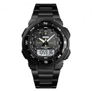 Годинники наручні 1370BKWT SKMEI, BLACK/WHITE Годинники наручні 1370BKWT SKMEI, BLACK/WHITE