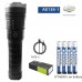 Ліхтар AK138-1 WHITE LASER LED PM60-TG, 8x18650 3.7V, power bank, індикація заряду, ЗУ Type-C, zoom, Box