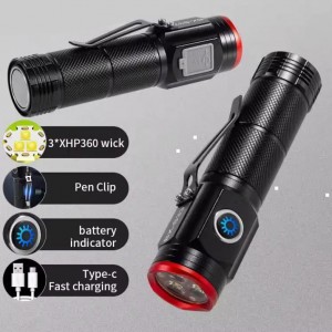 Ліхтар S33-3XHР360, 1x18650, power bank, індикація заряду, ЗУ Type-C, Box, магніт, Box Ліхтар S33-3XHР360, 1x18650, power bank, індикація заряду, ЗУ Type-C, Box, магніт, Box