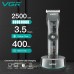 Акумуляторна машинка для стриження (clipper) VGR V-256, 6 насадок, LED display Акумуляторна машинка для стриження (clipper) VGR V-256, 6 насадок, LED display