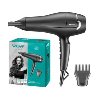 Фен професійний VGR V-450, Turbo function, 4 рівня температури, 4 рівня обдуву, 2 насадки, 2000-2400Вт Фен професійний VGR V-450, Turbo function, 4 рівня температури, 4 рівня обдуву, 2 насадки, 2000-2400Вт
