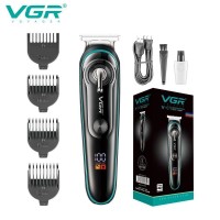 Тример VGR V-075 з регулятором висоти, 4 насадки, LED display Тример VGR V-075 з регулятором висоти, 4 насадки, LED display