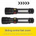 Ліхтар PLD-H005-3PM10-TG(White+Yellow+Red)+14SMD,  Li-Ion акум., індикація заряду, ЗП Type-C, zoom, Box