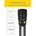 Ліхтар PLD-H005-3PM10-TG(White+Yellow+Red)+14SMD,  Li-Ion акум., індикація заряду, ЗП Type-C, zoom, Box