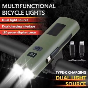 Велофара Z818-2x3W+COB(White+Red), Power Bank, Li-Ion акумулятор, ЗП Type-C Велофара Z818-2x3W+COB(White+Red), Power Bank, Li-Ion акумулятор, ЗП Type-C