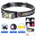 Ліхтар налобний YY-19B-3SMD+2COB(white+yellow+red), Motion Sensor, Li-Ion акумулятор, ЗУ Type-C, магніт, Box