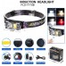 Ліхтар налобний YY-19B-3SMD+2COB(white+yellow+red), Motion Sensor, Li-Ion акумулятор, ЗУ Type-C, магніт, Box