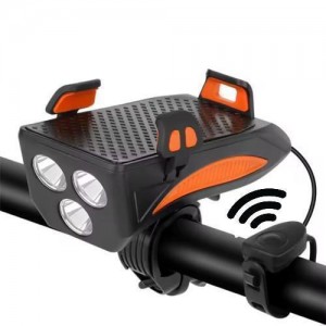 Велоліхтар FY-319B-3LM), ЗУ micro USB, вбудований акумулятор, дзвінок + кріплення під телефон Велоліхтар FY-319B-3LM), ЗУ micro USB, вбудований акумулятор, дзвінок + кріплення під телефон