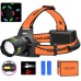 Ліхтар налобний NIGHT VISION FLUORESCENCE BL-T203-TG+COB(white+red), 2x18650, 1 режим, ЗУ Type-C, zoom