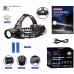 Ліхтар налобний NIGHT VISION FLUORESCENCE BL-T207-TG, 1 режим, 2x18650, ЗП Type-C, zoom