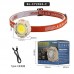 Ліхтар налобний CY-2026-C-COB(white+yellow)+2LED(red)+2LED(blue), Li-Ion аккумулятор, ЗУ Type-C