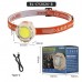 Ліхтар налобний CY-2026-B-COB+2LED(red)+2LED(blue), Li-Ion акумулятор, ЗУ Type-C, Box