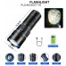 Ліхтар AK180 WHITE LASER LED PM30-TG, 1х38650, Power Bank, ЗП Type-C, zoom, 5 фільтрів