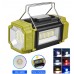 Ліхтар переносний LS-228-LED WHITE+RED+BLUE+YELLOW, power bank, Li-Ion акумулятор, сонячна батарея, ЗУ Type-C