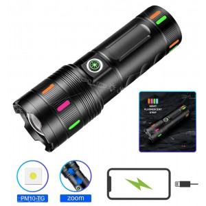 Ліхтар NIGHT VISION FLUORESCENCE 701-PM30-TG, Li-Ion акумулятор, ЗУ Type-C, індикація заряду, zoom