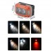 Ліхтар налобний WH-0218-XPG(White+Yellow)+SMD(Red), Motion Sensor, Li-Ion акумулятор, ЗП Type-C