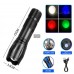 Ліхтар X10-4XPE LED(White+Red+Blue+Green), Li-Ion акумулятор, ЗП microUSB, zoom