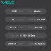 Дитяча машинка для стриження з функцією збору волосся VGR V-155 BLUE, 3 безпечні насадки, бесшумна, IPX8 Дитяча машинка для стриження з функцією збору волосся VGR V-155 BLUE, 3 безпечні насадки, бесшумна, IPX8