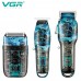Комплект VGR 3 в 1 V-645 акумуляторна машинка для стриження (clipper), триммер та електробритва (шейвер)