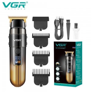 Тример VGR V-929 GOLD, 3 насадки, LED display Тример VGR V-929 GOLD, 3 насадки, LED display