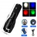 Ліхтар X10-4XPE LED(White+Red+Blue+Green), Li-Ion акумулятор, ЗП microUSB, zoom