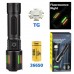 Ліхтар NIGHT VISION FLUORESCENCE CB-611-TG, індикація заряду, 1x26650/3xAAA, ЗУ Type-C, zoom, Box