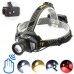 Ліхтар налобний T503A-2TG(white+yellow)+SMD(white+red), Motion Sensor, Li-Ion акумулятор, power bank, ЗУ microUSB