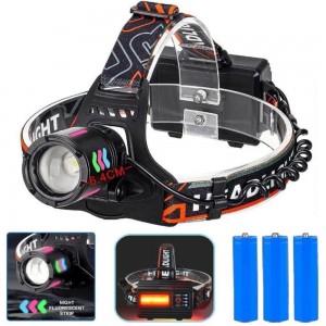 Ліхтар налобний NIGHT VISION FLUORESCENCE 8096 1 РЕЖИМ WHITE LASER LED PM10-TG+COB, 3x18650, Power bank, ЗУ Type-C, zoom Ліхтар налобний NIGHT VISION FLUORESCENCE 8096 1 РЕЖИМ WHITE LASER LED PM10-TG+COB, 3x18650, Power bank, ЗУ Type-C, zoom