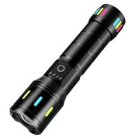 Ліхтар NIGHT VISION FLUORESCENCE CA171-D 1 РЕЖИМ WHITE LASER LED PM10-TG, індикація заряду, 1x18650/3xAAA, ЗП Type-C, zoom, Box Ліхтар NIGHT VISION FLUORESCENCE CA171-D 1 РЕЖИМ WHITE LASER LED PM10-TG, індикація заряду, 1x18650/3xAAA, ЗП Type-C, zoom, Box