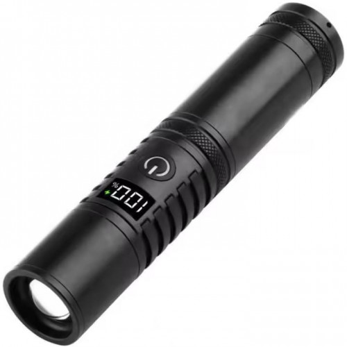 Ліхтар S2304-WHITE LASER LED PM10-TG, 1x18650/3xAAA, Power bank, ЗУ Type-C, zoom