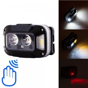 Ліхтар налобний WH-0218-XPG(white+yellow)+SMD(red), Motion Sensor, Li-Ion акумулятор, ЗУ Type-C Ліхтар налобний WH-0218-XPG(white+yellow)+SMD(red), Motion Sensor, Li-Ion акумулятор, ЗУ Type-C