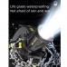 Ліхтар налобний H610-WHITE LASER LED PM50-TG, Motion Sensor, 3x18650, power bank, ЗУ Type-C