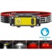 Ліхтар налобний BL-T124-ХРЕ+COB (White+Red), Motion Sensor, 1x18650, ЗП Type-C