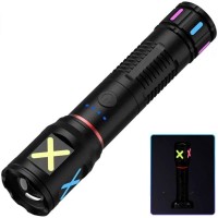 Ліхтар PLD-CA166-3 1 РЕЖИМ WHITE LASER LED PM10-TG, 1х18650, індикація заряду, ЗУ Type-C, zoom, Box