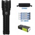 Ліхтар AK138-1 WHITE LASER LED PM60-TG+СУМКА, 8x18650 3.7V, power bank, індикація заряду, ЗУ Type-C, zoom, Box